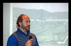 Dr. Nelson Jatel presenting at the Agricultural Symposium on Okanagan Water, 2014